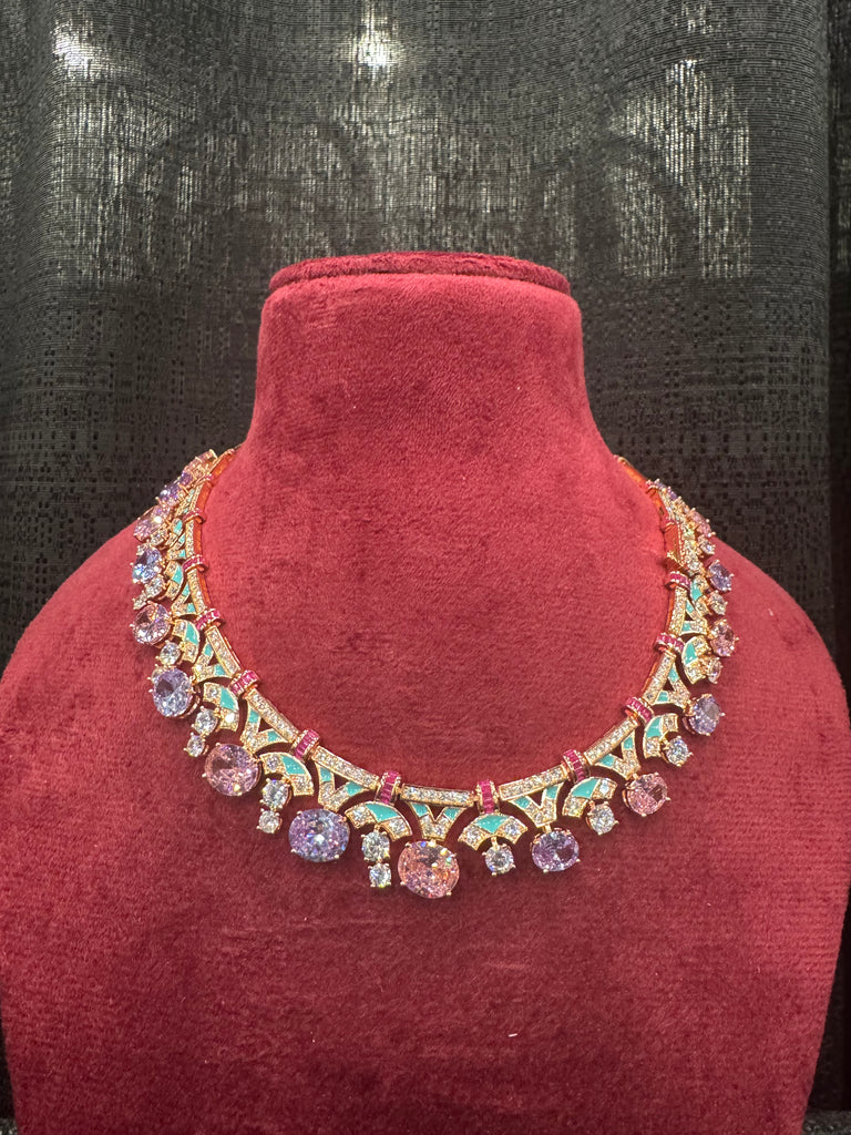 Cartier Inspired Designer Necklace Set