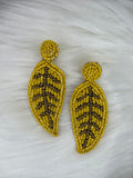 Yellow Handmade Earrings