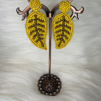 Yellow Handmade Earrings