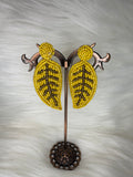 Yellow Handmade Earrings