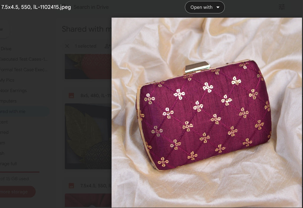 Clutch Bag - Maroon