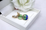Guitar Designed Brooch Tiepin