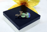 Guitar Designed Brooch Tiepin